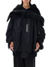 Junya Watanabe Oversized Bomber Jacket With Faux Fur Collar