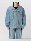 Junya Watanabe Oversized Denim Jacket Long Sleeves In Blue