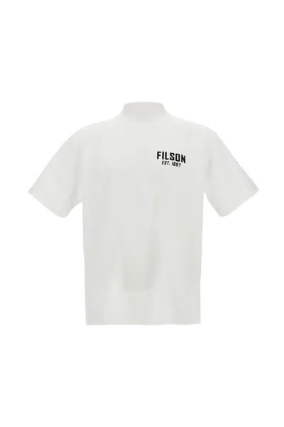 Junya Watanabe Oversized Graphic Print T-shirt With Crew Neck Design In White