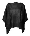 Junya Watanabe Oversized Knitted Top In Black