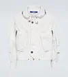 Junya Watanabe Oversized Ripstop Jacket In White