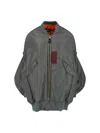 Junya Watanabe Zippered Long-sleeved Casual Jacket In Gray