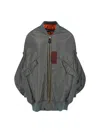 Junya Watanabe Zippered Long-sleeved Casual Jacket In Gray