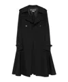 Junya Watanabe Panelled Cape In Black