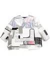 Junya Watanabe Panelled Jacket In Silber