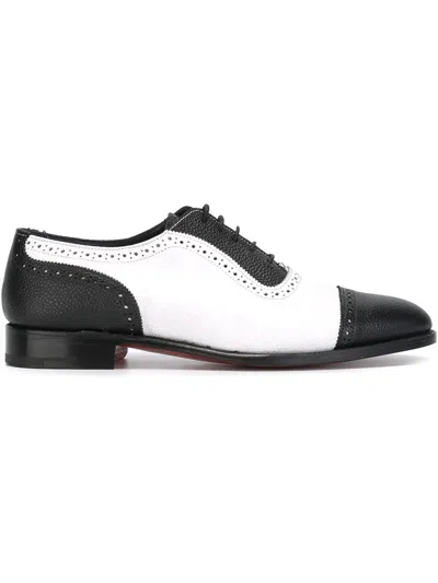 Junya Watanabe Panelled Oxford Shoes In Multi