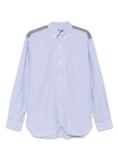 Junya Watanabe Panelled Shirt In Blue