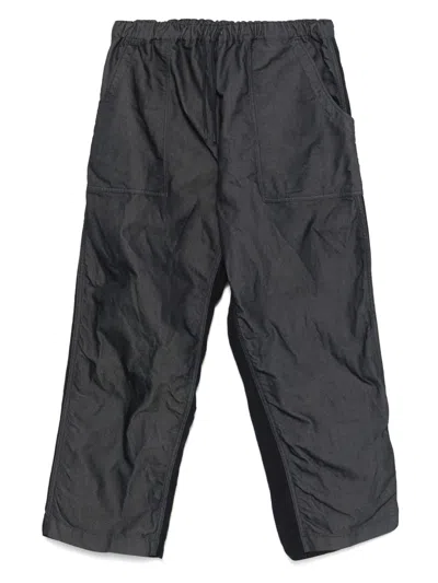 Junya Watanabe Panelled Trousers In Blue