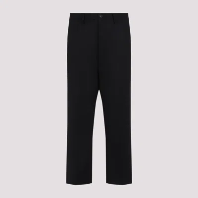 Junya Watanabe Straight-leg Wool Pants In Black