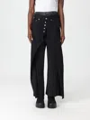 Junya Watanabe Straight Trousers Featuring Five-pocket Design In Black