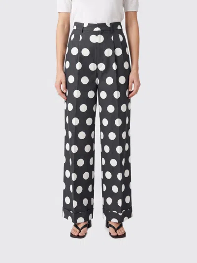 Junya Watanabe Polka Dot Jersey Palazzo Trousers In Pattern