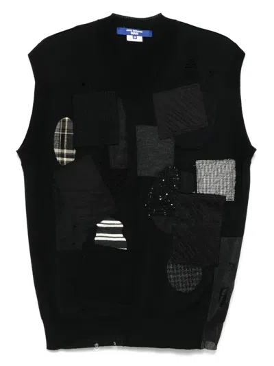 Junya Watanabe Patch-detail Vest In Black