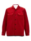 Junya Watanabe Button-down Long-sleeved Shirt In Red
