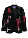Junya Watanabe Patchwork Blazer In Black