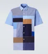 Junya Watanabe Patchwork Cotton Shirt In Multicoloured