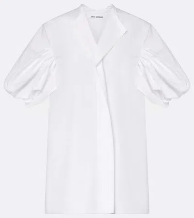 Junya Watanabe Patchwork Cotton Top In White