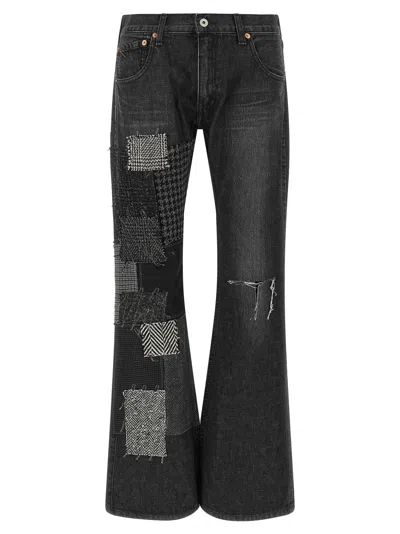 JUNYA WATANABE JUNYA WATANABE PATCHWORK DECONSTRUCTED JEANS