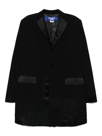Junya Watanabe Patchwork-design Coat In Black