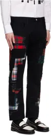 Junya Watanabe Black Patchwork Jeans