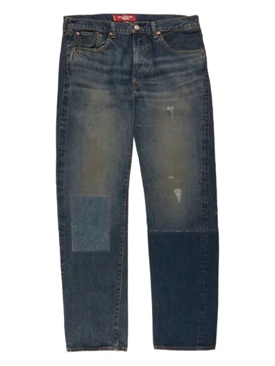 Junya Watanabe Patchwork Jeans In Blue