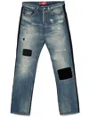 Junya Watanabe Patchwork Jeans In Blue