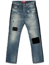 Junya Watanabe Patchwork Jeans In Blue