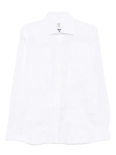 Junya Watanabe Patchwork Long Sleeved Shirt In White
