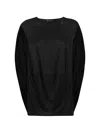 Junya Watanabe Patchwork Metallic-finish Top In Black