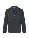 PATCHWORK NOTCHED-LAPEL JACKET