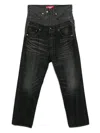 Junya Watanabe Patchwork Panelled Jeans In Black
