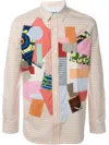 Junya Watanabe Patchwork Shirt In Multi