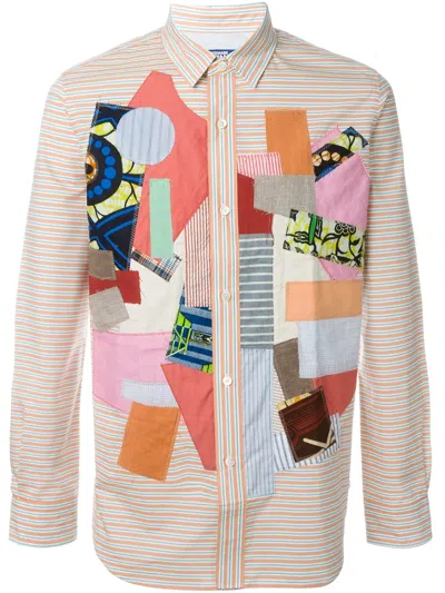 Junya Watanabe Patchwork Shirt In Multi