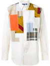 Junya Watanabe Patchwork Shirt In White