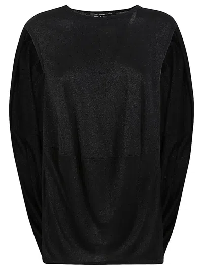 Junya Watanabe Patchwork Top In Black