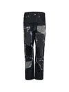 Junya Watanabe Patchwork-design Jeans In Blue