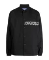 Junya Watanabe Pattern Long-sleeved Casual Jacket In Black