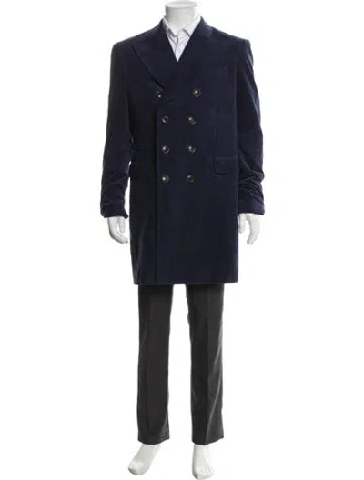 Pre-owned Junya Watanabe Peacoat In Blue