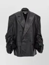 Junya Watanabe Double-breasted Blazer With Curled Sleeves Blazer And Suits