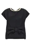 Junya Watanabe Draped Back Top With Bow And Pearls