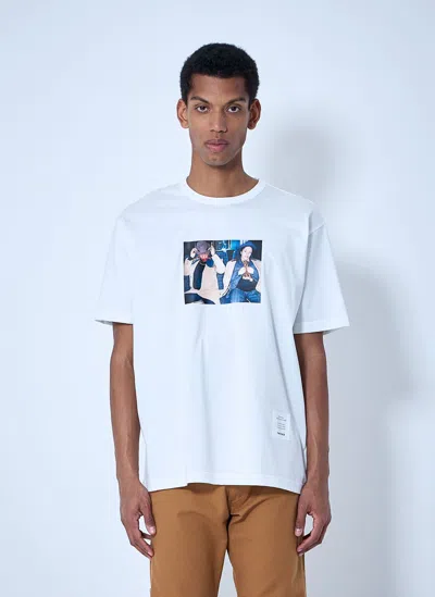 Junya Watanabe Graphic-print T-shirt In White