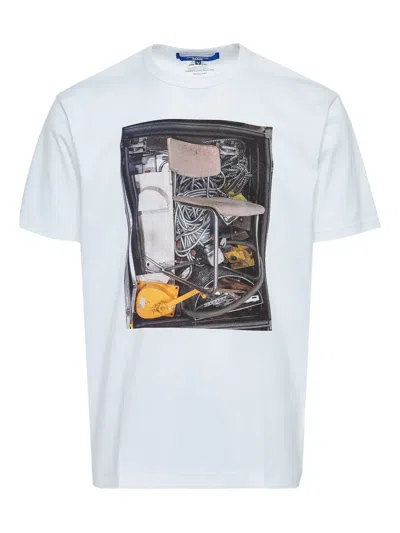 Junya Watanabe Photographic-print T-shirt In White