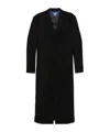 Junya Watanabe Pinstripe Coat In Black