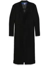 Junya Watanabe Pinstripe Coat In Schwarz