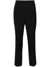 Junya Watanabe Pinstripe Slim-cut Tailored Trousers In Black