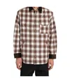 Junya Watanabe Check Overshirt Jacket Jackets And Coats Brown In Gray