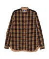 Junya Watanabe Corduroy-panelled Checked Shirt In Multi