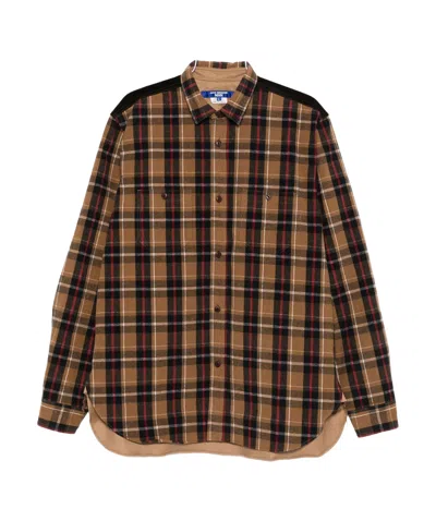 JUNYA WATANABE PLAID LONG-SLEEVED SHIRT