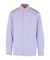 Junya Watanabe Plaid Long-sleeved Shirt In Pattern
