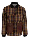 Junya Watanabe Lightweight Check Jacket Jackets And Coats Brown In Brown
