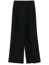 Junya Watanabe Black Flared Trousers In Black
